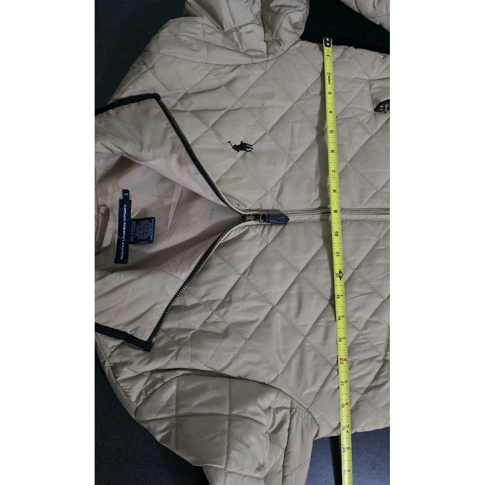 Vintage Ralph Lauren Sport Equestrian Jacket Womens Quilted Horse Zip Hiking S - Picture 5 of 6
